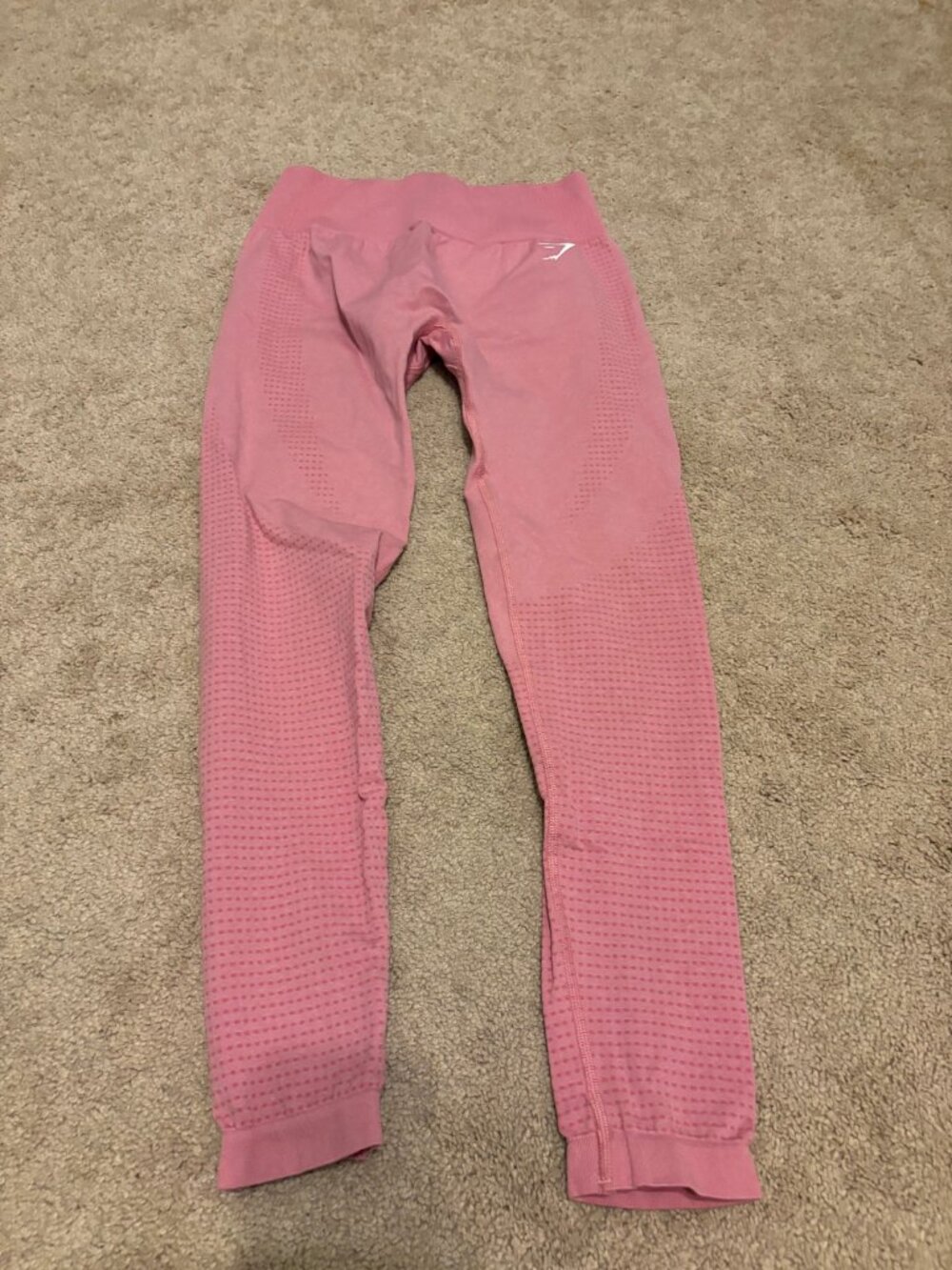 Gymshark Pink Seamless High-Waist Leggings - Picture 2 of 5